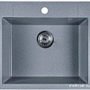 Кухонная мойка Marblan Cubi (серебристый, с сифоном)