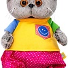 Классическая игрушка BUDI BASA Collection Басик Baby в футболке со смайликом BB-084 (20 см)