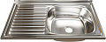 Кухонная мойка Mixline 528178 (правая, полированная, 0.8 мм)