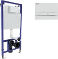 Инсталляция для унитаза Visam Slim 525 с кнопкой F1 EX-040250 (белый)
