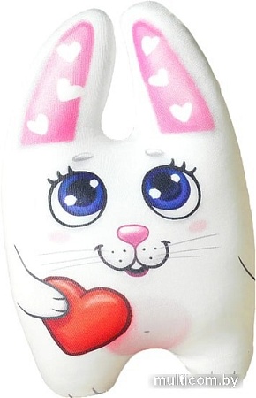 Игрушка-антистресс Mni Mnu Зайка с сердечком