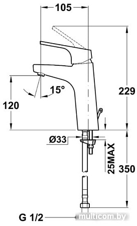 Смеситель TEKA Alcudia 4638662C0