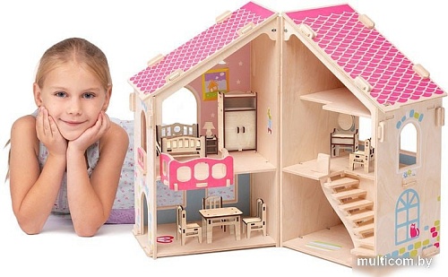 Кукольный домик Woody Большая мечта 2284