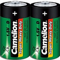 Батарейки Camelion D 2 шт. [R20P-SP2G]