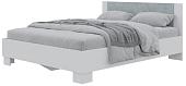 Кровать Горизонт Nova 1.6 (белый-бетон)