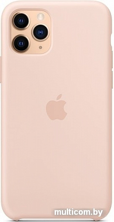 Чехол Apple Silicone Case для iPhone 11 Pro (розовый песок)