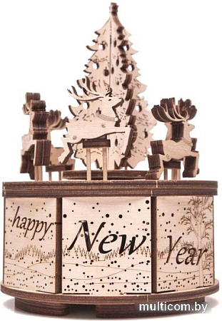 Сборная модель Wood Trick Карусель Санты 1234-S12