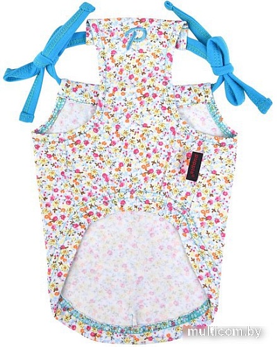 Футболка Puppia WildFlower PAUB-TS1806-SB-L (голубой)