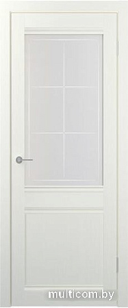 Межкомнатная дверь Юркас Stark ST22 ДО 80x200 (айс, стекло мателюкс матовое квадро)