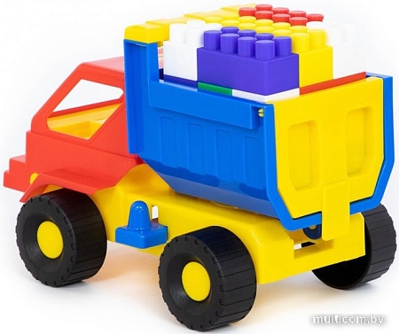 Полесье Кузя + конструктор строитель 18 эл. 1290