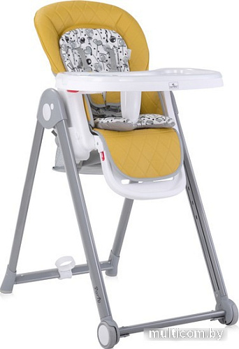 Высокий стульчик Lorelli Party 2023 (lemon curry leather)