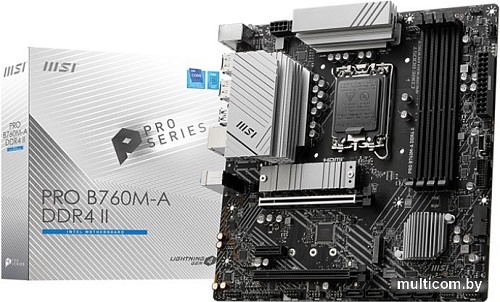 Материнская плата MSI Pro B760M-A DDR4 II