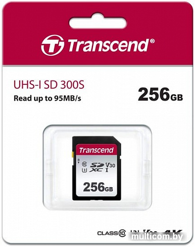 Карта памяти Transcend SDHC 300S 256GB