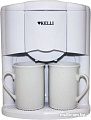 Капельная кофеварка KELLI KL-1491 (белый)