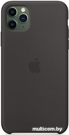 Чехол Apple Silicone Case для iPhone 11 Pro Max (черный)