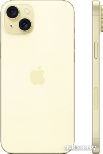 Смартфон Apple iPhone 15 Plus 512GB (желтый)