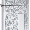 Зажигалка Zippo Slim Venetian 1652 High Polish Chrome