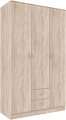 Шкаф распашной Anrex Romano 3D2S (дуб сонома)