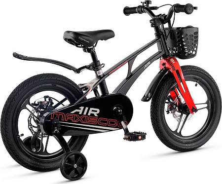Детский велосипед Maxiscoo Air Pro 16 2025 MSC-A1642P (обсидиан)