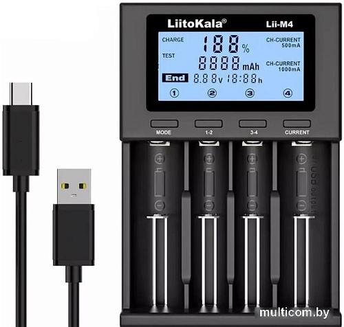 Зарядное LiitoKala Lii-M4