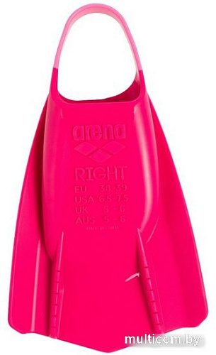 Ласты ARENA Powerfin Pro Ii 006151 120 (р. 42-43, pink)