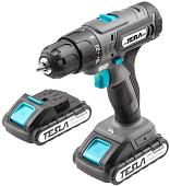 Дрель-шуруповерт Tesla TCD142DC (с 2-мя АКБ, кейс)