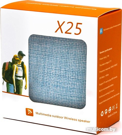 Беспроводная колонка Arka X25 Outdoor (голубой)