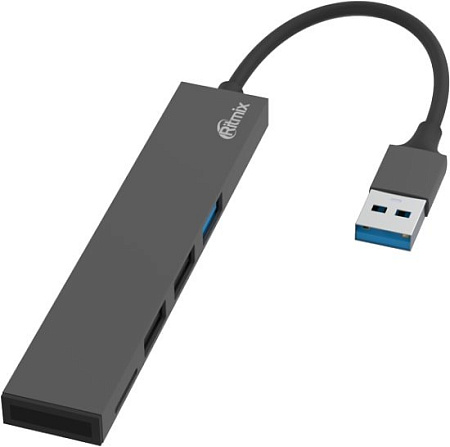 USB-хаб Ritmix CR-4315 Metal