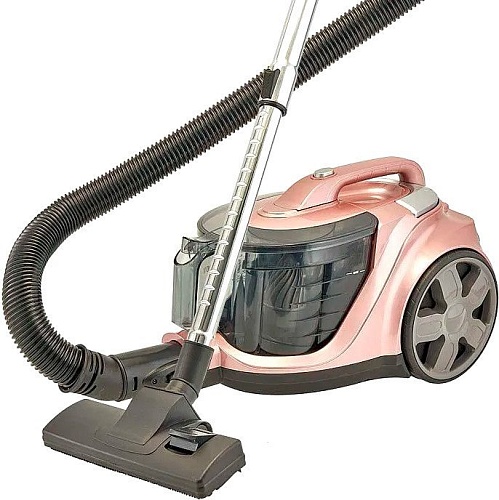 Пылесос Delta DL-0853 (бежево-розовый)