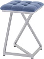 Табурет AMC Comfort 9.5.12 (ткань, синий/серебристый
