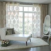 Штора Этель Ренессанс Белое золото 2902353 1.7x2.65 м (1 шт)