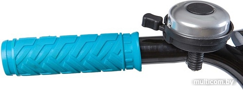 Детский велосипед Novatrack Valiant 18 2019 183VALIANT.BK9 (черный/голубой)