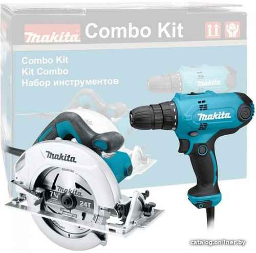 Набор электроинструментов Makita DK0118 (DF0300 + HS7600)