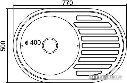 Кухонная мойка Mixline 532304