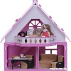 Krasatoys Дачный домик Варенька с мебелью 000256 (белый/розовый)