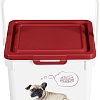 Контейнер для корма Lucky Pet Собаки 434212621 (5.3 л, бордовый)