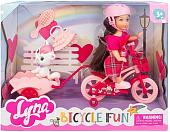 Кукла Qunxing Toys Милана на велосипеде 4606