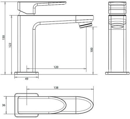 Смеситель Omnires Siena SN7310