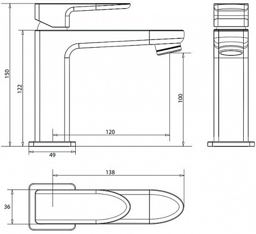 Смеситель Omnires Siena SN7310