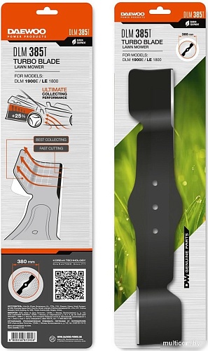 Нож для газонокосилки Daewoo Power DLM 385T