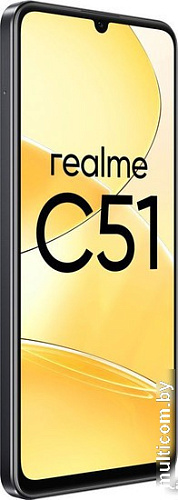 Смартфон Realme C51 RMX3830 4GB/64GB (угольно-черный)