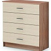 Комод Стендмебель Гармония КМ-601 (ясень шимо светлый-ясень шимо темный)