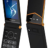 Телефон Maxvi E11ds (черный/золотистый)