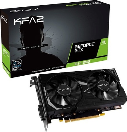 Видеокарта KFA2 GeForce GTX 1650 Super EX 1-Click OC 4GB GDDR6 65SQL8DS61EK