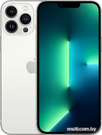 Смартфон Apple iPhone 13 Pro Max 128GB Восстановленный by Breezy, грейд B (серебристый)
