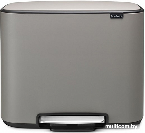 Brabantia Bo Pedal Bin 36 л (минерально-серый)