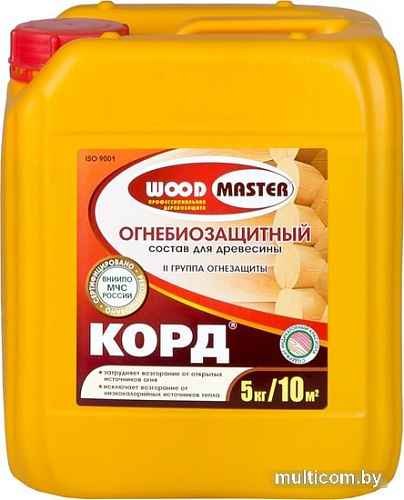 Антипирен Woodmaster Корд (5 кг)