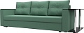 Диван Лига диванов Атланта со столом справа 126160 (рогожка амур зеленый)