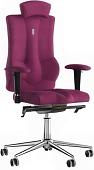 Кресло Kulik System Elegance (азур/хром,розовый с подголовником)