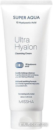 Missha Очищающий крем Super Aqua Ultra Hyalron Cleansing Cream 200 мл